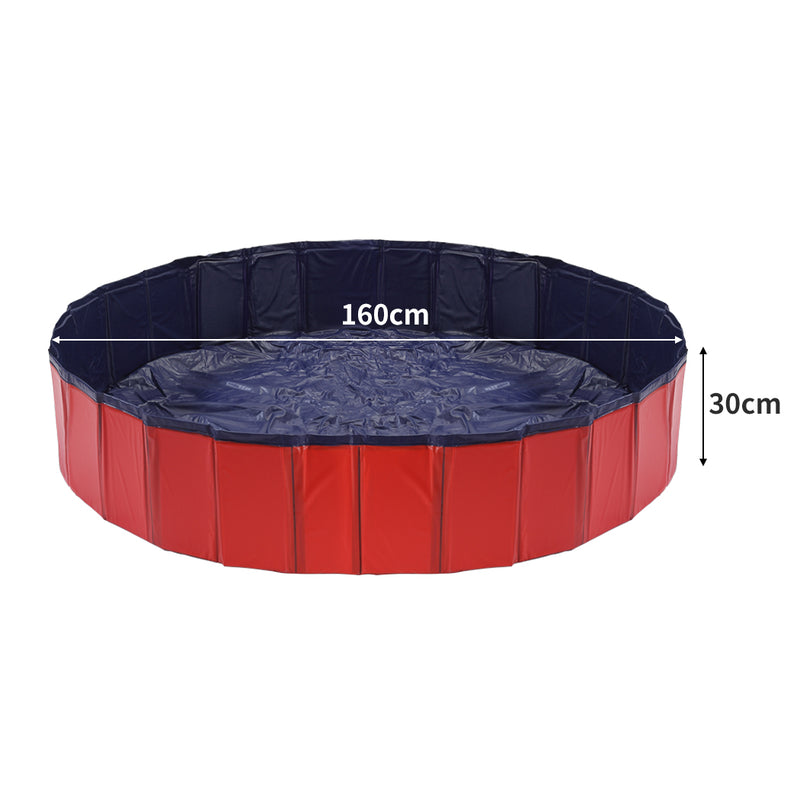 Pet Swimming Pool Dog Cat Animal Folding Bath Washing Portable Pond L