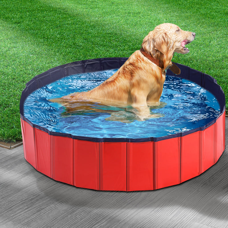 Pet Swimming Pool Dog Cat Animal Folding Bath Washing Portable Pond M