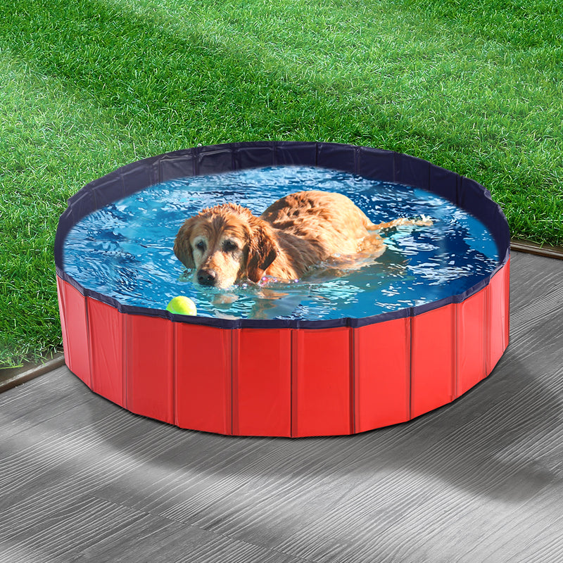 Pet Swimming Pool Dog Cat Animal Folding Bath Washing Portable Pond S