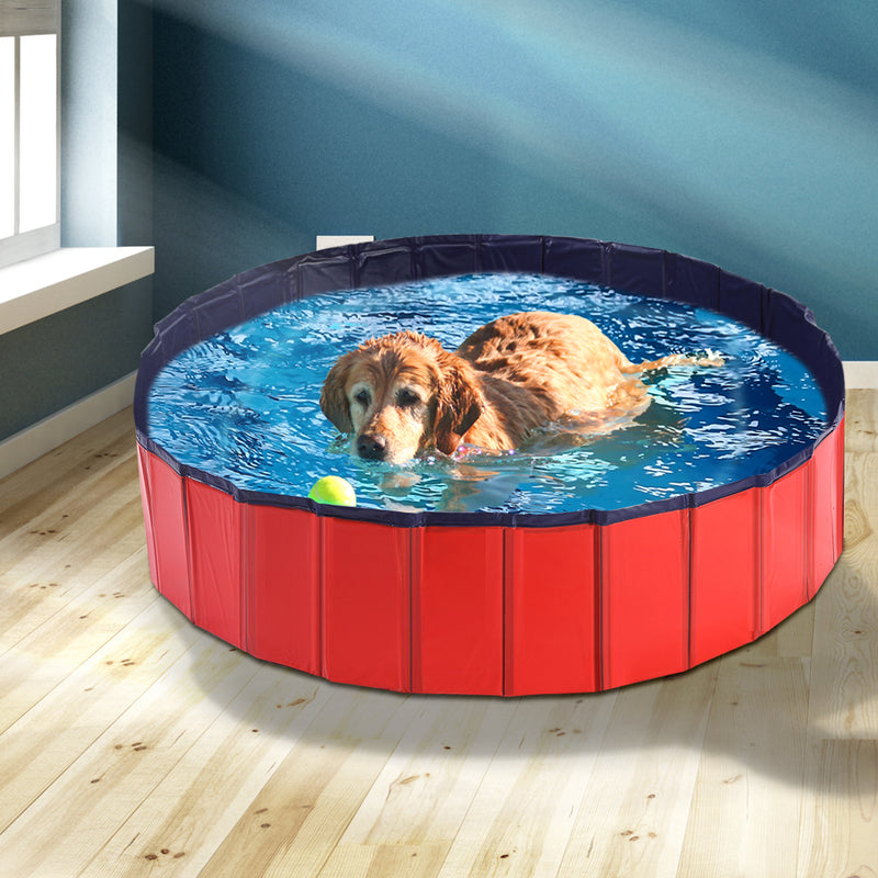 Pet Swimming Pool Dog Cat Animal Folding Bath Washing Portable Pond S