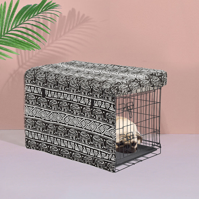 Crate Cover Pet Dog Kennel Cage Collapsible Metal Playpen Cages Covers Black 36"