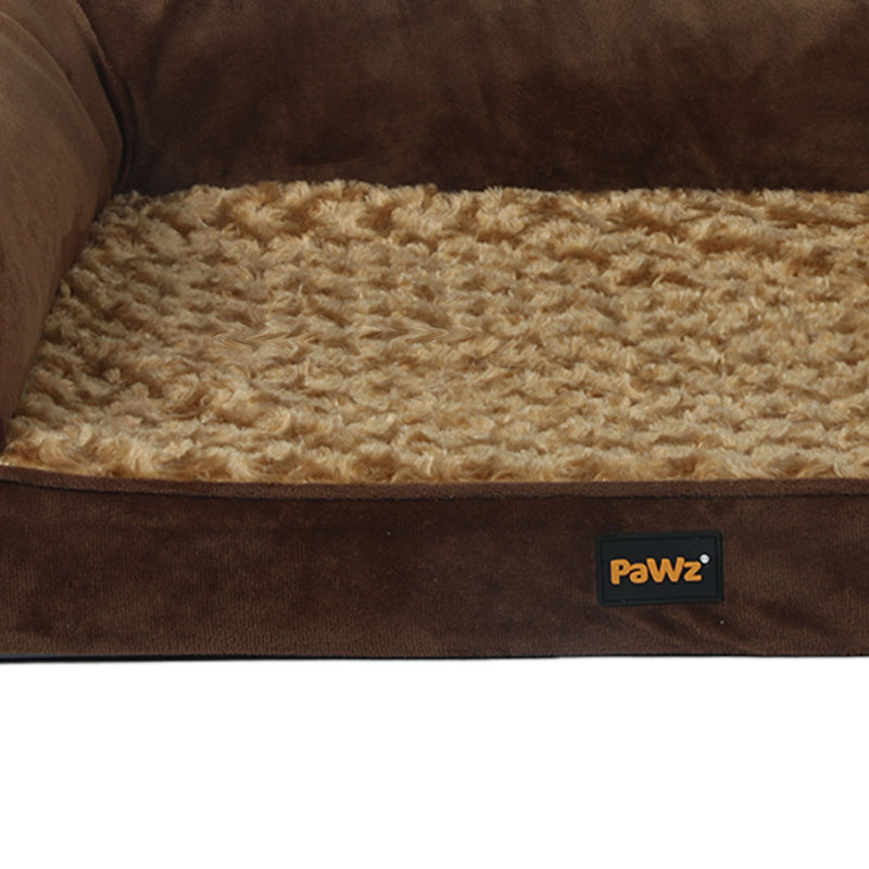 PaWz Pet Bed Sofa Dog Beds Bedding Soft Warm Mattress Cushion Pillow Mat Plush M