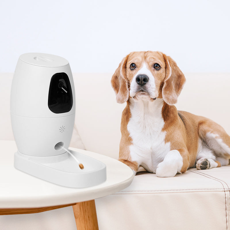 Smart Pet Feeder Camera Dog Cat Automatic Food Dispenser Portable Petkit Genuine