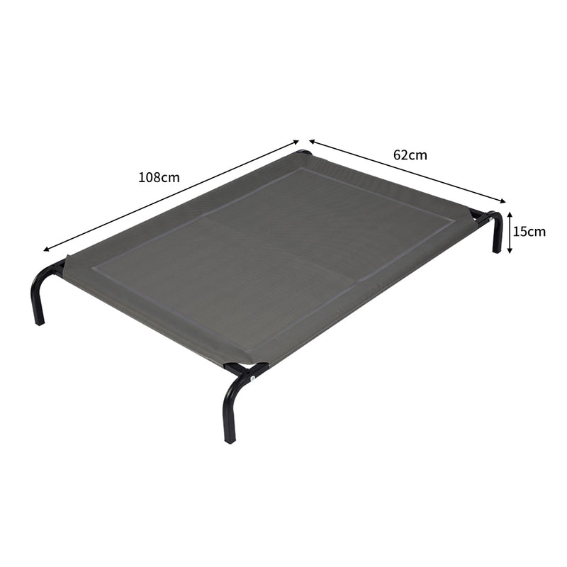 Pet Bed Dog Beds Bedding Sleeping Non-toxic Heavy Trampoline Grey L