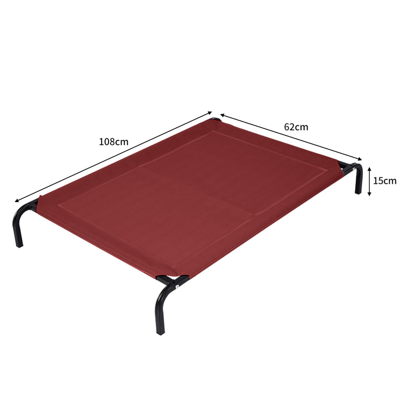 Pet Bed Dog Beds Bedding Sleeping Non-toxic Heavy Trampoline Red L