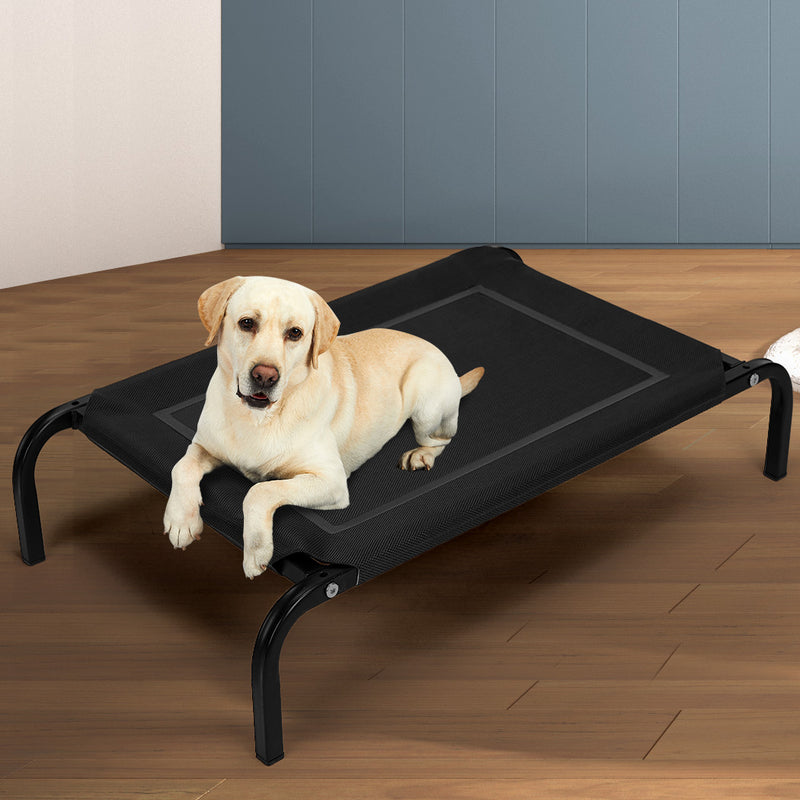 Pet Bed Dog Beds Bedding Sleeping Non-toxic Heavy Trampoline Black M