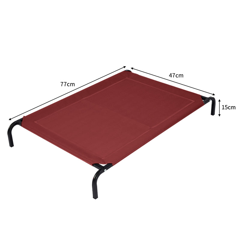 Pet Bed Dog Beds Bedding Sleeping Non-toxic Heavy Trampoline Red M