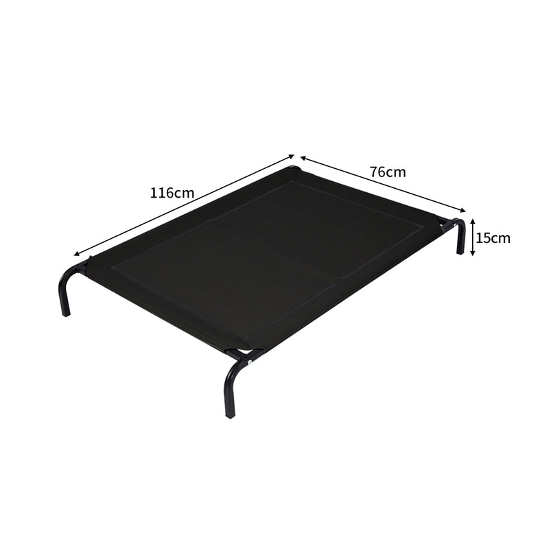 Pet Bed Dog Beds Bedding Sleeping Non-toxic Heavy Trampoline Black XL