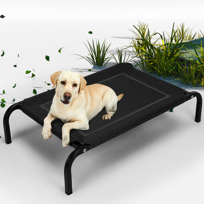 Pet Bed Dog Beds Bedding Sleeping Non-toxic Heavy Trampoline Black XL