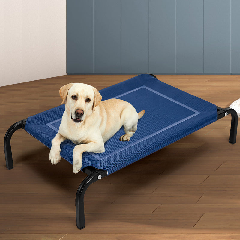 Pet Bed Dog Beds Bedding Sleeping Non-toxic Heavy Trampoline Navy XL