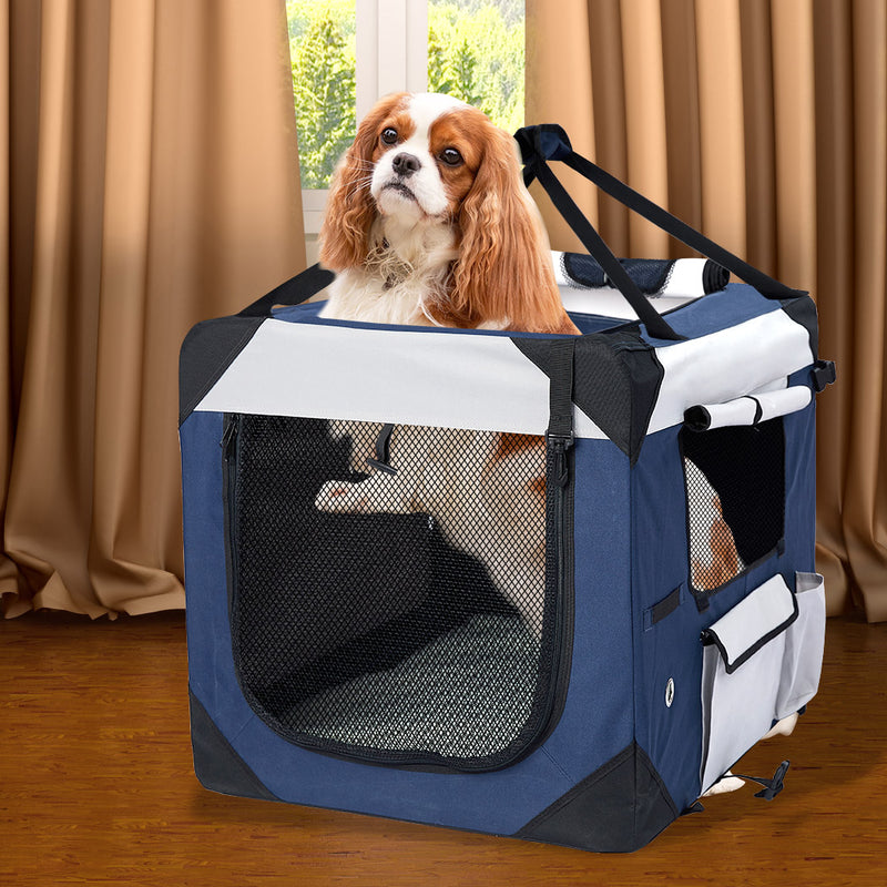 Pet Carrier Bag Dog Puppy Spacious Outdoor Travel Hand Portable Crate XL