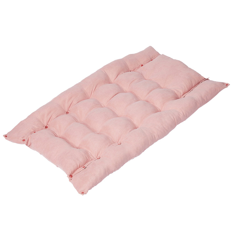 PaWz Pet Bed 2 Way Use Dog Cat Soft Warm Calming Mat Sleeping Kennel Sofa Pink L