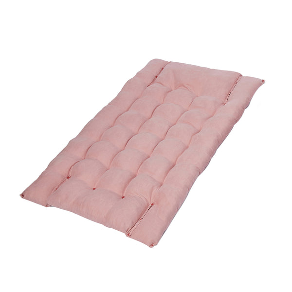 PaWz Pet Bed 2 Way Use Dog Cat Soft Warm Calming Mat Sleeping Kennel Sofa Pink XL