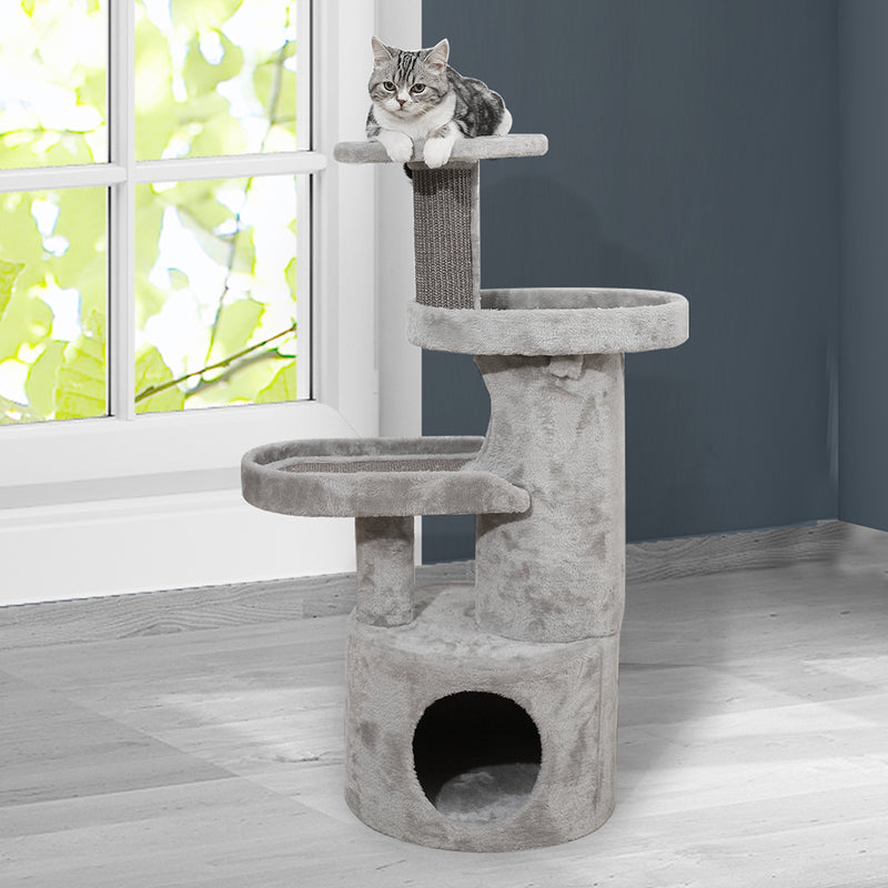 Cat Tree Tower Condo House Post Scratching Furniture Play Pet Activity Kitty Bed