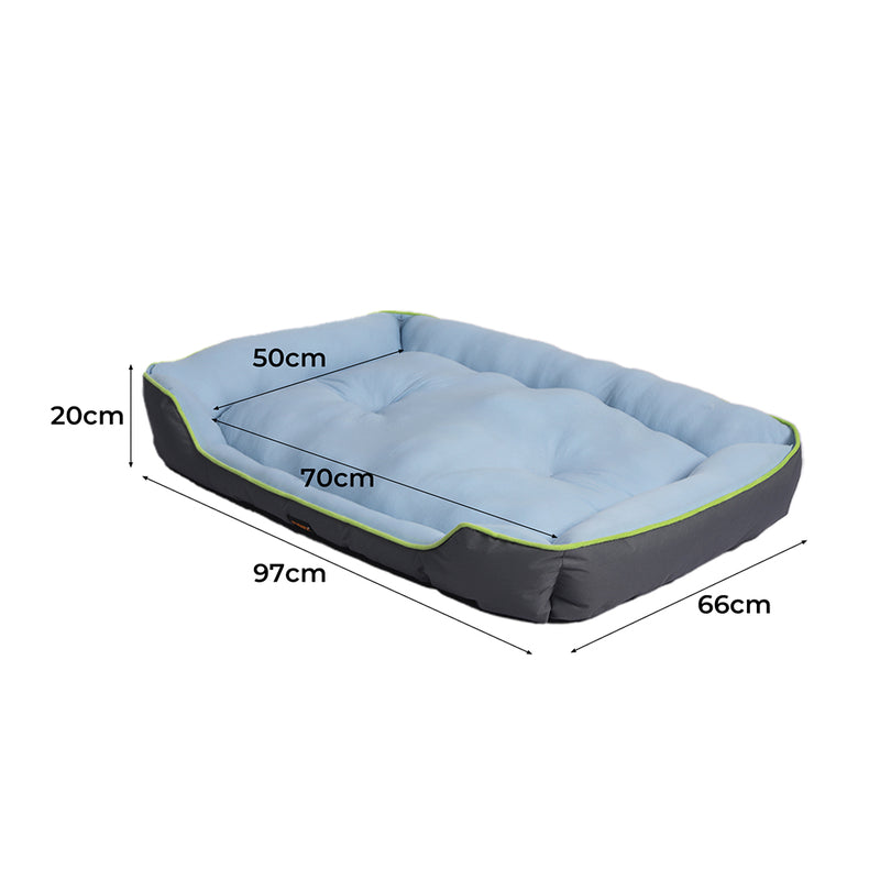 PaWz Pet Cooling Bed Sofa Mat Bolster Insect Prevention Summer L