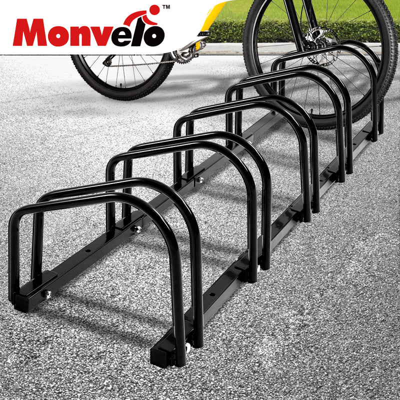 5-Bikes Stand Bicycle Bike Rack Floor Parking Instant Storage Cycling Portable