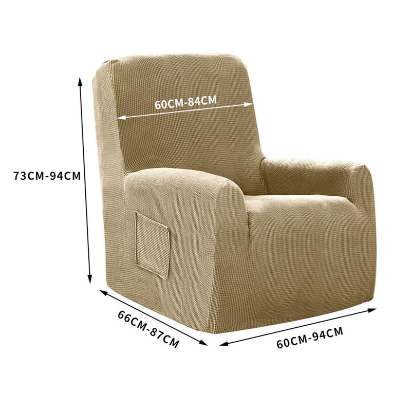 Sofa Cover Recliner Chair Covers Protector Slipcover Stretch Coach Lounge Sand