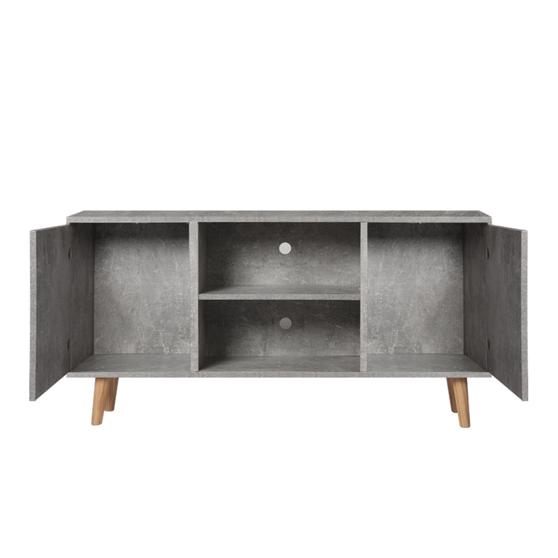 Levede TV Cabinet Entertainment Unit Stand Wooden Storage Shelf Cabinet 120cm