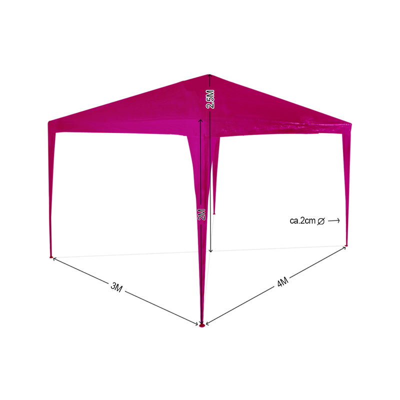 Mountview Gazebo Tent 3x4 Outdoor Marquee Gazebos Camping Canopy Mesh Side Wall