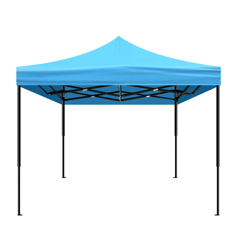 Mountview Gazebo Tent 3x3 Outdoor Marquee Gazebos Camping Canopy Wedding Blue