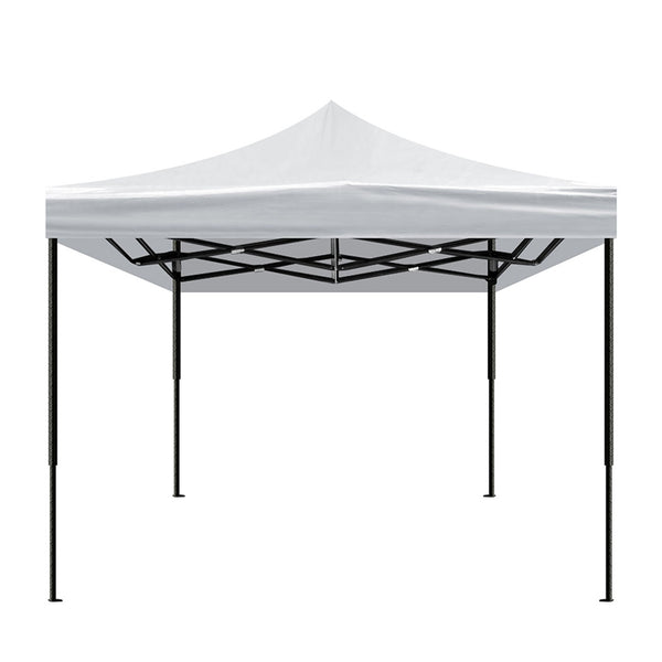 Mountview Gazebo Tent 3x3 Outdoor Marquee Gazebos Camping Canopy Wedding Silver