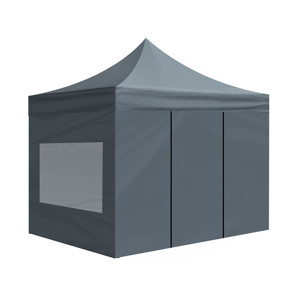 Mountview Gazebo Tent 3x3 Outdoor Marquee Gazebos Camping Canopy Mesh Side Wall