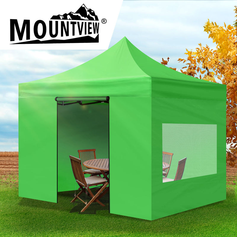 Mountview Gazebo Tent 3x3 Marquee Gazebos Mesh Side Wall Outdoor Camping Canopy