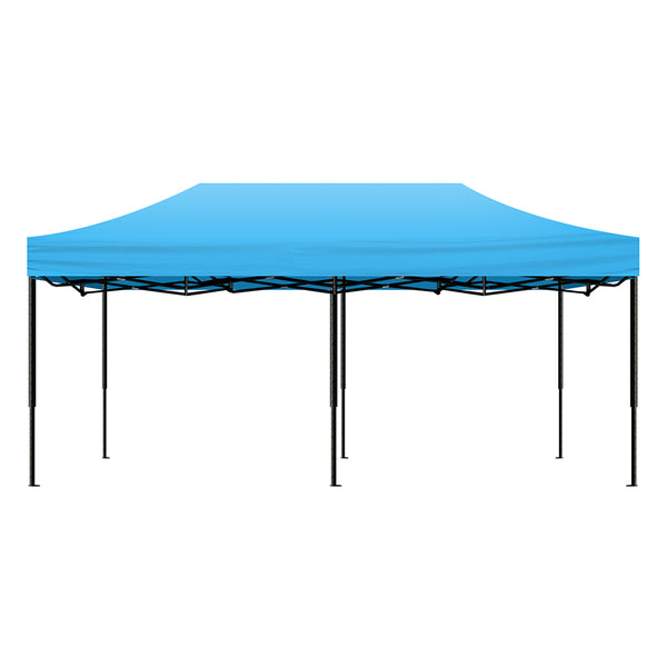 Mountview Gazebo Tent 3x6 Outdoor Marquee Gazebos Camping Canopy Wedding Blue