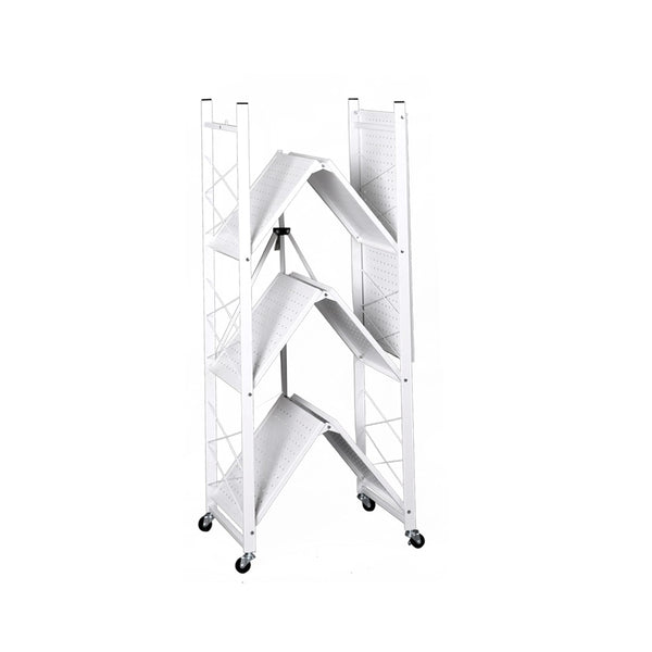 Foldable Shelf Display Storage Rack Bookshelf Bookcase Organiser Kitchen Bedroom