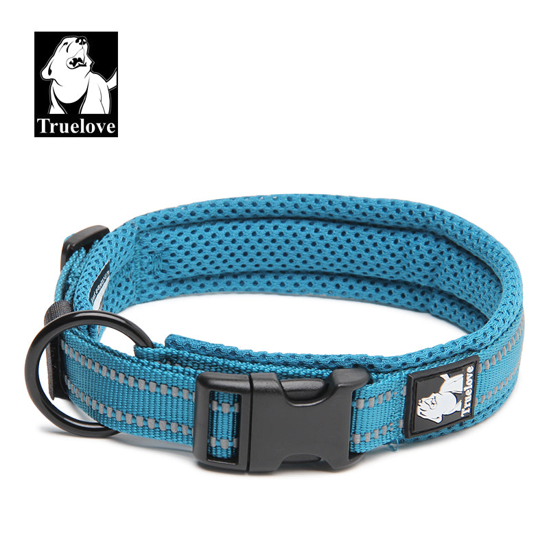 Heavy Duty Reflective Collar Royal Blue S