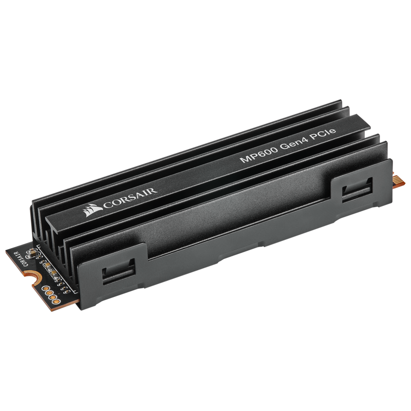 Corsair Force MP600 500GB NVMe PCIex4 Gen4 SSD 4950/2500 MB/s  MTBF with Heatsink AES 256-bit Encryption