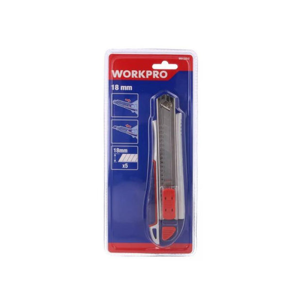 WORKPRO HEAVY DUTY SNAP-OFF KNIFE 18MM