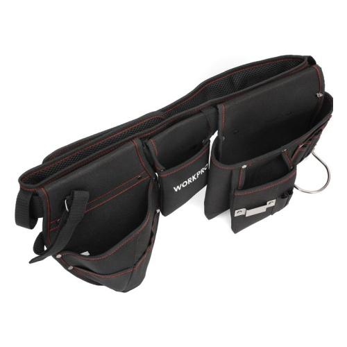 WORKPRO TOOL BAG WITH HOLSTER AND POUCH