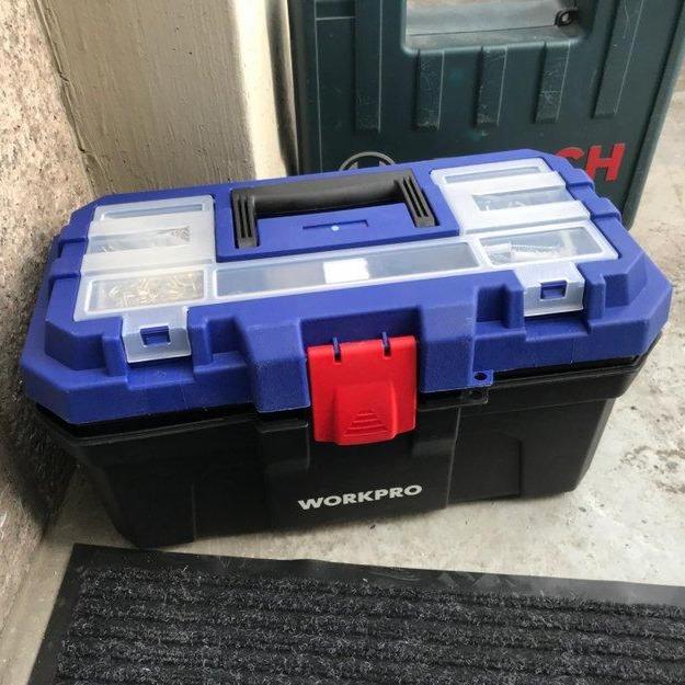 WORKPRO PLASTIC TOOL BOX