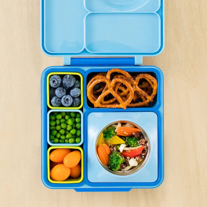 OMIEBOX V2.0 HOT & COLD BENTO BOX Kids Lunch Box - BLUE SKY