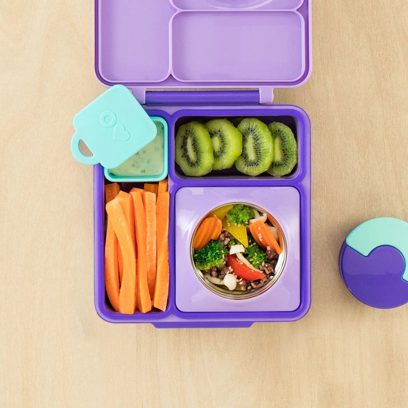 OMIEBOX V2.0 HOT & COLD BENTO BOX Kids Lunch Box - PURPLE PLUM