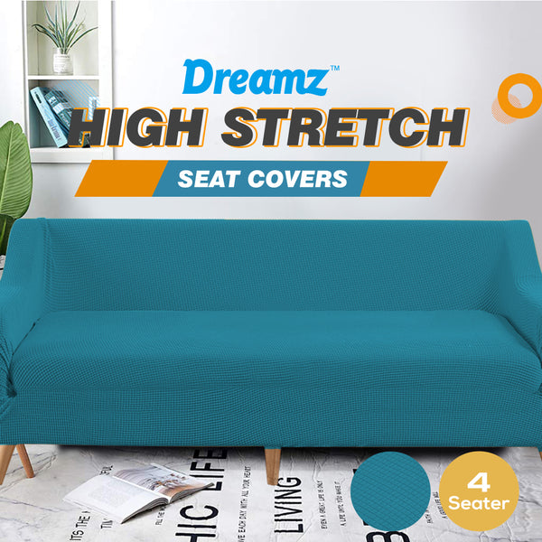 DreamZ Couch Stretch Sofa Lounge Cover Protector Slipcover 4 Seater Green