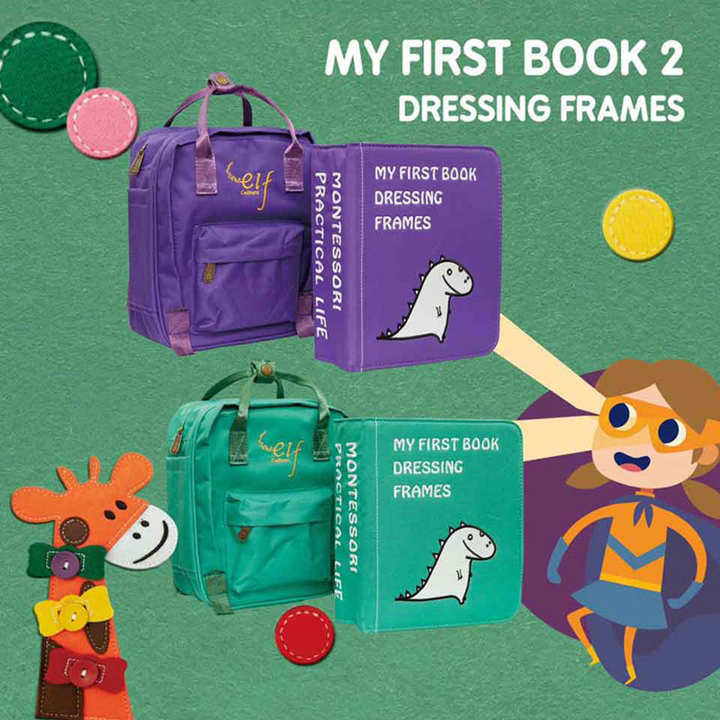 My First book 2 Dressing Frames Green