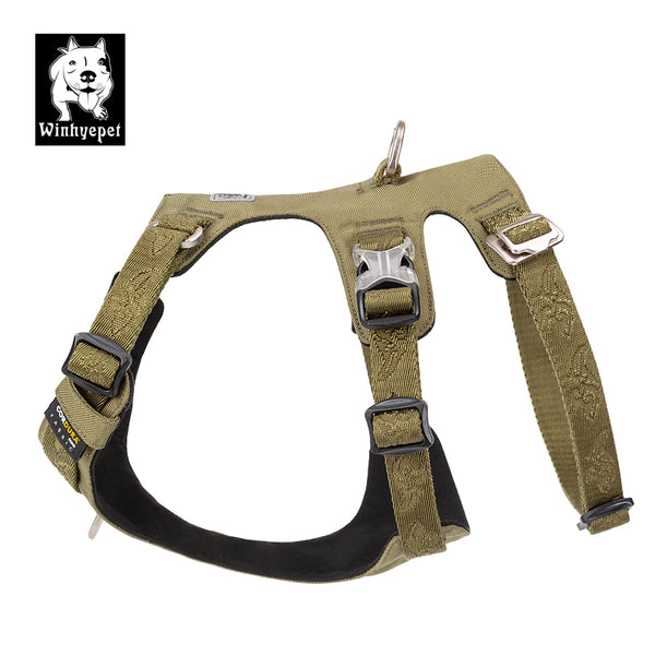 Whinhyepet Harness Army Green L