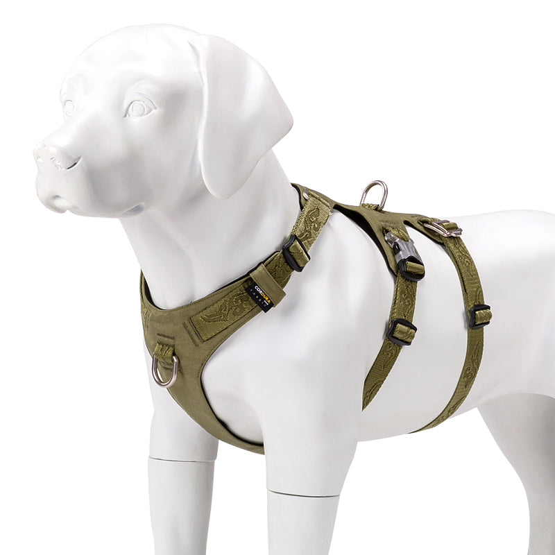 Whinhyepet Harness Army Green M