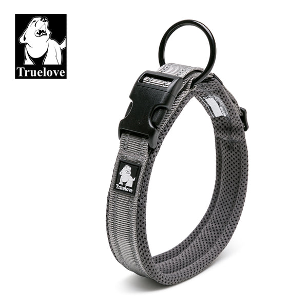 Heavy Duty Reflective Collar Grey 2XS