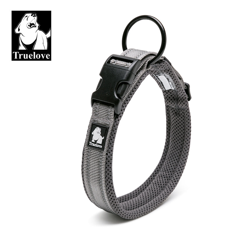 Heavy Duty Reflective Collar Grey XS