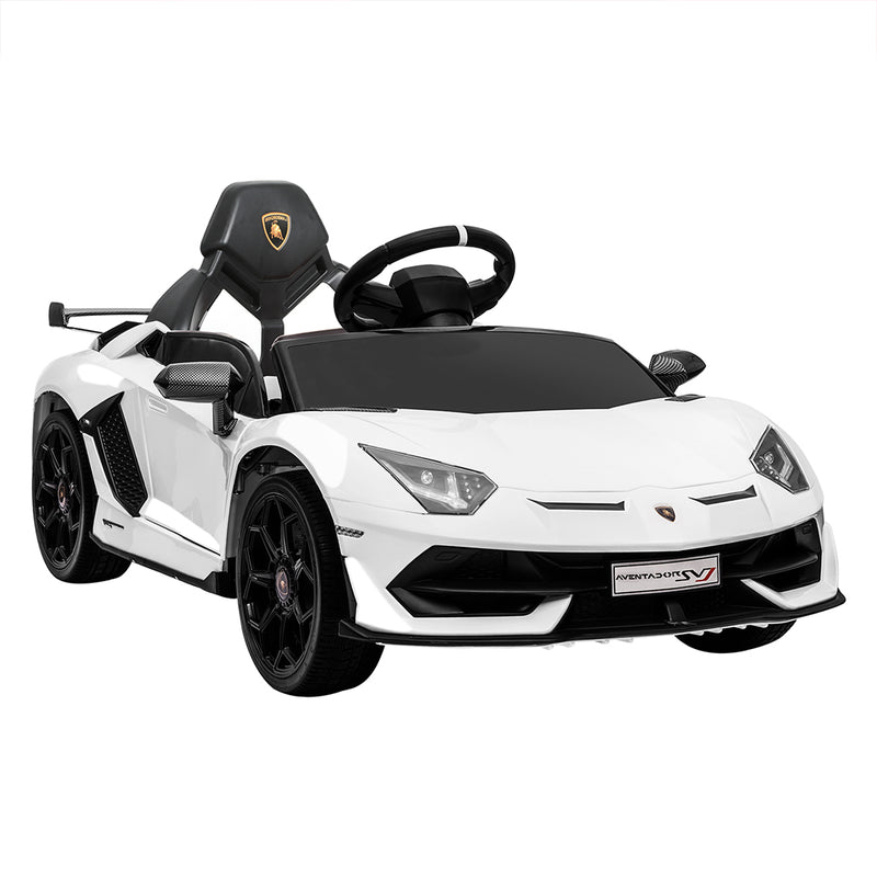 Kids Ride On Car Lamborghini SVJ Licensed Electric Dual Motor Toy Remote Control