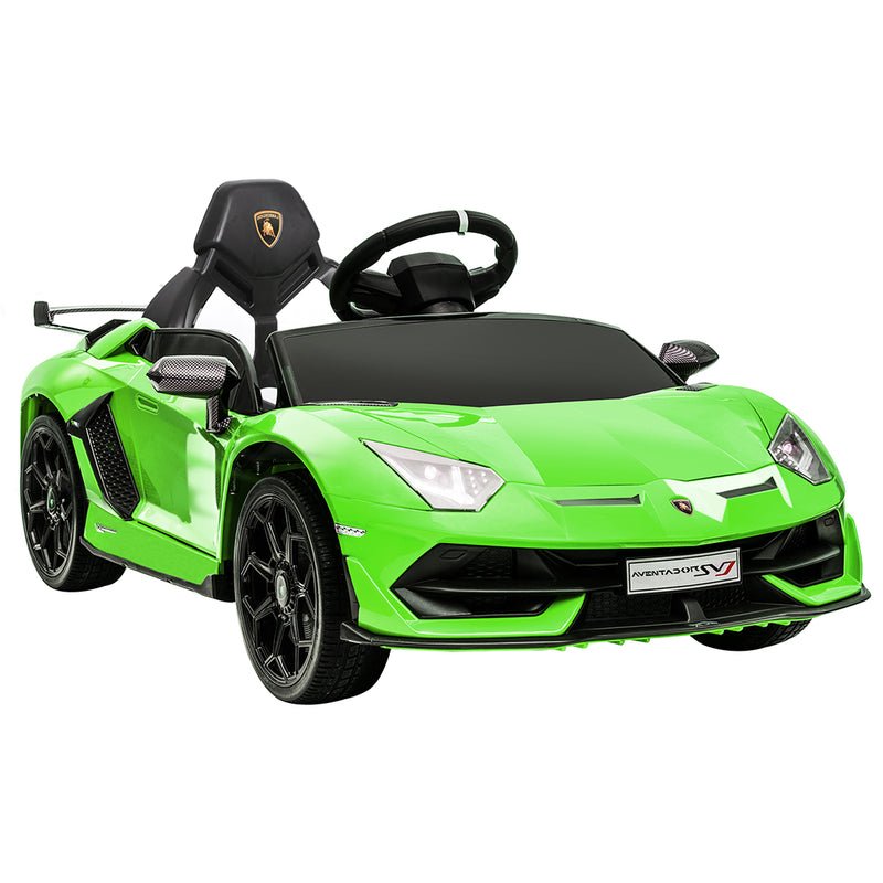 Kids Ride On Car Lamborghini SVJ Licensed Electric Dual Motor Toy Remote Control