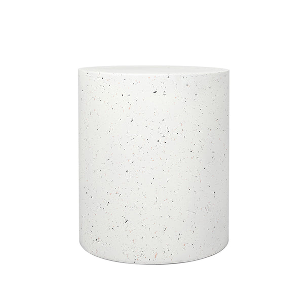 Levede Side Table Terrazzo Round Side Table Magnesia Stone Concrete Stool