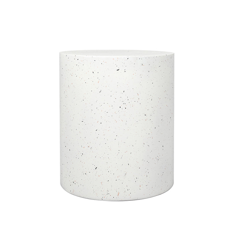 Levede Side Table Terrazzo Round Side Table Magnesia Stone Concrete Stool