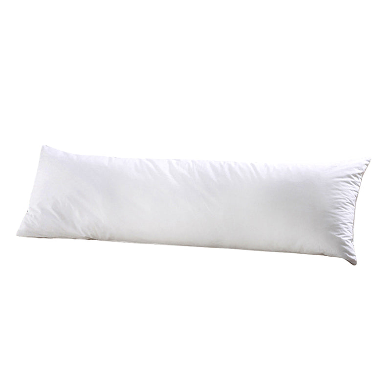 DreamZ Body Full Long Pillow Luxury Slip Cotton Maternity Pregnancy 150cm White