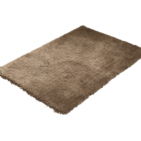 Ultra Soft Anti Slip Rectangle Plush Shaggy Floor Rug Carpet 120x170cm Taupe