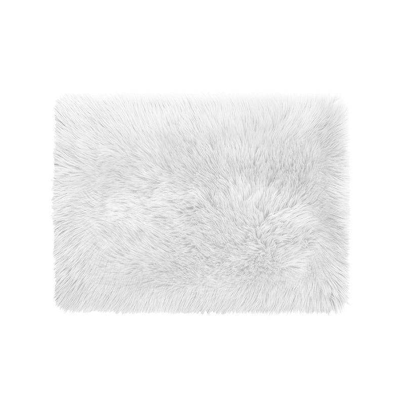 Floor Rugs Sheepskin Shaggy Rug Area Carpet Bedroom Living Room Mat 160X230 White