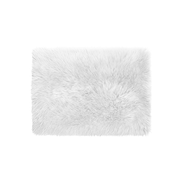 Floor Rugs Sheepskin Shaggy Rug Area Carpet Bedroom Living Room Mat 60X120 White